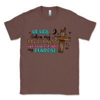 Chestnut he has taken my brokenness and turned it into my p Classic Tee - Artiststas