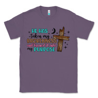 Lavender he has taken my brokenness and turned it into my p Classic Tee - Artiststas