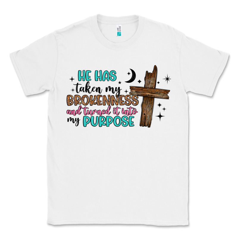 He Has Taken My Brokenness And Turned It Into My P Classic Tee by Artiststas | Teevron