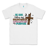 White he has taken my brokenness and turned it into my p Classic Tee - Artiststas