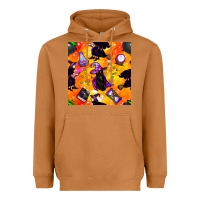 Meerkat halloween cat and witch seamless pattern Heavyweight Hoodie - BundleAndBundleShop