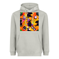 Moon Dust halloween cat and witch seamless pattern Heavyweight Hoodie - BundleAndBundleShop