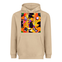 Mushroom halloween cat and witch seamless pattern Heavyweight Hoodie - BundleAndBundleShop