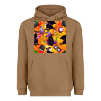 Toasted Coconut halloween cat and witch seamless pattern Heavyweight Hoodie - BundleAndBundleShop