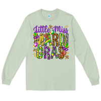 Matcha Little miss Mardi Gras Long Sleeve Tee - NancyCooperArtShop