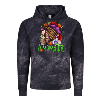Cloud Black momster halloween momlife Vintage Hoodie - Jasminsmagicworld