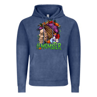 Vintage Denim momster halloween momlife Vintage Hoodie - Jasminsmagicworld