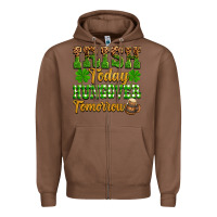 Chestnut St. Patrick's Irish today hungover tomorrow Zipper Hoodie - OliviaCreatesArt