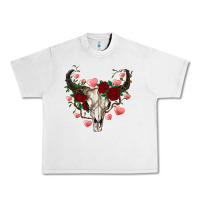 Lunar Rock valentines bull skull Urban Heavy Tee - RanaPortraitStore