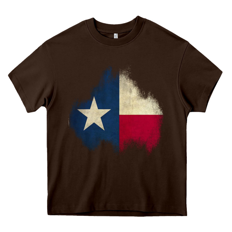Texas Patch Heavy Core Tee by AdoDesignShop | Teevron