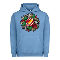 Pigment Pebble Blue teacher sunflower Urban Hoodie - RacoonDesign
