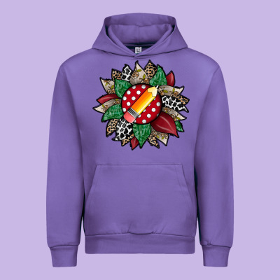 Teacher Sunflower Urban Hoodie Designed By Racoondesign
