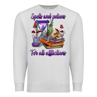 Dove Grey spells and potions for all afflictions Premium Sweatshirt - BundleAndBundleShop