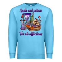 Ocean Blue spells and potions for all afflictions Premium Sweatshirt - BundleAndBundleShop