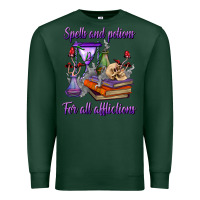 Sports Green spells and potions for all afflictions Premium Sweatshirt - BundleAndBundleShop