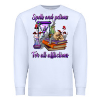 White spells and potions for all afflictions Premium Sweatshirt - BundleAndBundleShop