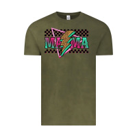 Vintage Olive mama techno lightning bolt Vintage Tee - Jasminsmagicworld