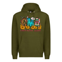 Army Green CMA Certified Medical Assistant Premium Hoodie - FaDigitalArtStudio