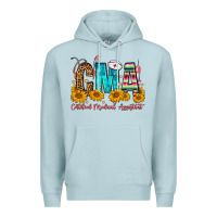 Blue Mist CMA Certified Medical Assistant Premium Hoodie - FaDigitalArtStudio