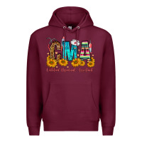 Burgundy CMA Certified Medical Assistant Premium Hoodie - FaDigitalArtStudio