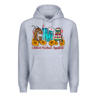 Heather Grey CMA Certified Medical Assistant Premium Hoodie - FaDigitalArtStudio