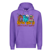 Purple CMA Certified Medical Assistant Premium Hoodie - FaDigitalArtStudio