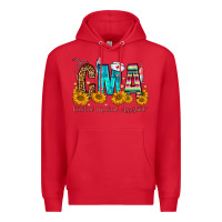 Red CMA Certified Medical Assistant Premium Hoodie - FaDigitalArtStudio