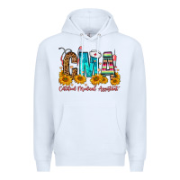 White CMA Certified Medical Assistant Premium Hoodie - FaDigitalArtStudio
