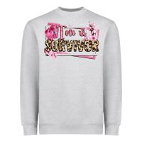 Im A Survivor Cancer Awareness Heavyweight Sweatshirt | Teevron