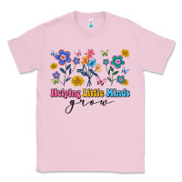 Bubblegum Pink helping little minds grow Classic Tee - Artiststas