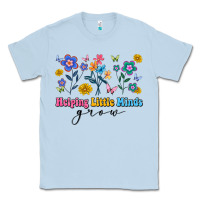 Dusty Blue helping little minds grow Classic Tee - Artiststas