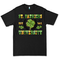 Black st. patricks university Premium Tee - MaliasSmallBusiness
