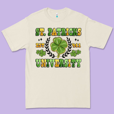 St. Patricks University Premium Tee Designed By Maliassmallbusiness