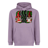 Lavender Ho Ho Ho Christmas Gnomes Heavyweight Hoodie - FaDigitalArtStudio