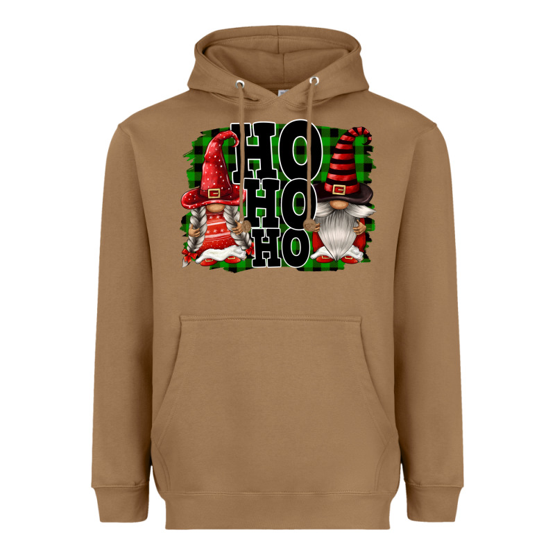 Ho Ho Ho Christmas Gnomes Heavyweight Hoodie by FaDigitalArtStudio | Teevron