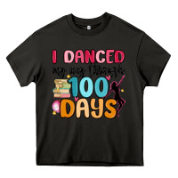 Asphalt i danced my way through 100 days Heavy Core Tee - MaliasSmallBusiness