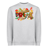 Heather Grey cinco de mayo pre k Heavyweight Sweatshirt - CowGirlArtShop