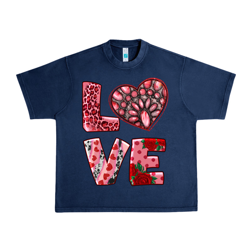 Love With Pink Gemstone Urban Heavy Tee by RanaPortraitStore | Teevron