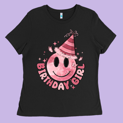 Birthday Girl Ladies Tee Designed By Maliassmallbusiness