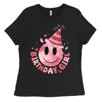 Black birthday girl Ladies Tee - MaliasSmallBusiness