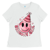 White birthday girl Ladies Tee - MaliasSmallBusiness