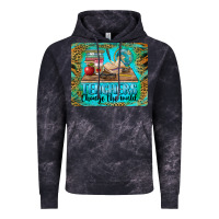 Cloud Black teachers change the world mousepad Vintage Hoodie - BarkalooDesign