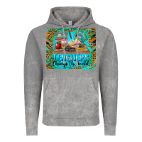 Cloud Rock teachers change the world mousepad Vintage Hoodie - BarkalooDesign