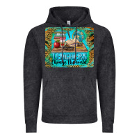 Vintage Black teachers change the world mousepad Vintage Hoodie - BarkalooDesign