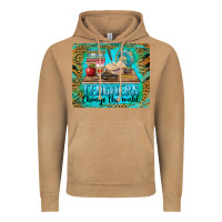 Teachers Change The World Mousepad Vintage Hoodie | Teevron
