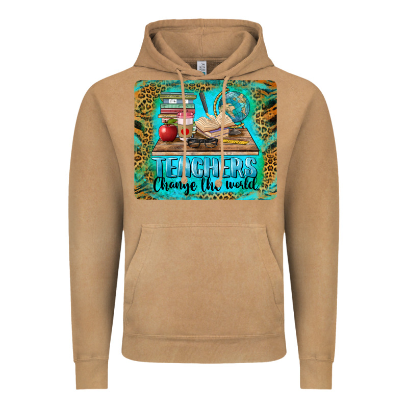 Teachers Change The World Mousepad Vintage Hoodie by BarkalooDesign | Teevron