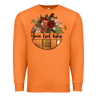 Carrot preview customize floral pumpkin Premium Sweatshirt - BundleAndBundleShop