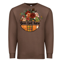 Chestnut preview customize floral pumpkin Premium Sweatshirt - BundleAndBundleShop