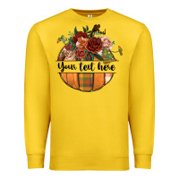 Lemon preview customize floral pumpkin Premium Sweatshirt - BundleAndBundleShop