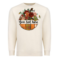 Sandshell preview customize floral pumpkin Premium Sweatshirt - BundleAndBundleShop
